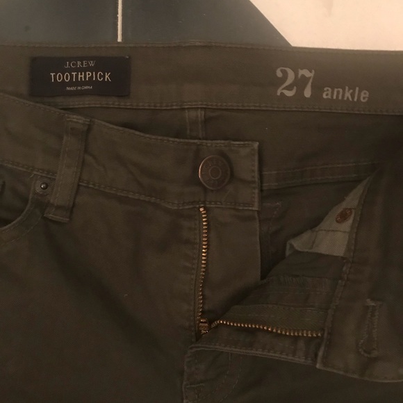 J.Crew • Toothpick Jean in Tux Stripe - 27 Ankle - Picture 3 of 6